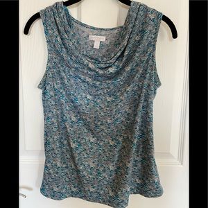 Charter Club cowl neck tank